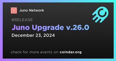 Juno Network to Release Juno Upgrade v.26.0
