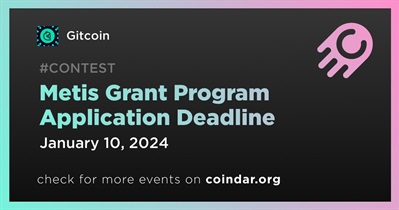 Gitcoin to Finalize Metis Grant Program Application on January 10th