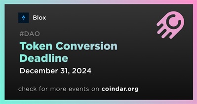 Blox to Finalize Token Conversion on December 31st