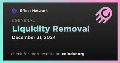 Effect Network to Remove EFX Liquidity on December 31st