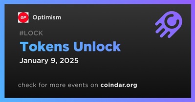 0.33% of OP Tokens Will Be Unlocked on January 9th