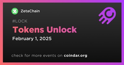 6.98% of ZETA Tokens Will Be Unlocked on February 1st