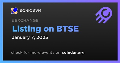 SONIC SVM to Be Listed on BTSE on January 7th