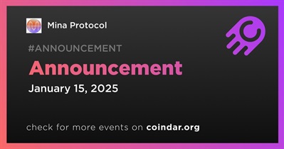 Mina Protocol to Make Announcement on January 15th