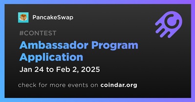 PancakeSwap to Accept Ambassador Program Application