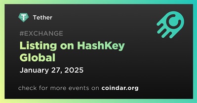 Tether to Be Listed on HashKey Global