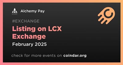 Alchemy Pay to Be Listed on LCX Exchange in February