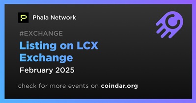 Phala Network to Be Listed on LCX Exchange in February