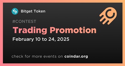 Bitget Token to Start Trading Promotion