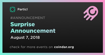 Surprise Announcement