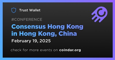 Trust Wallet to Participate in Consensus Hong Kong in Hong Kong on February 19th