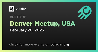 Axelar to Host Meetup in Denver on February 26th