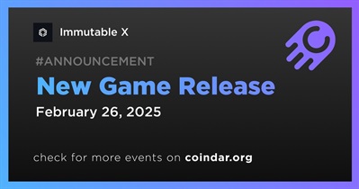 Immutable X to Announce New Game Release on February 26th