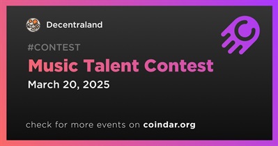 Decentraland to Host Music Talent Contest on March 20th