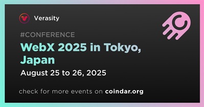 Verasity to Participate in WebX 2025 in Tokyo on August 25th