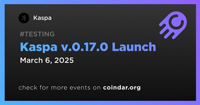 Kaspa to Release Kaspa v.0.17.0 on March 6th
