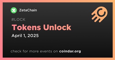 6.05% of ZETA Tokens Will Be Unlocked on April 1st