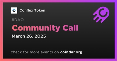 Conflux Token to Host Community Call on March 26th