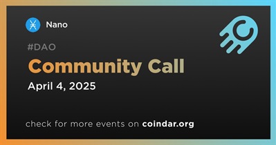 Nano to Host Community Call on April 4th