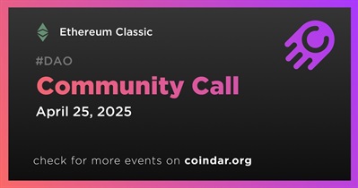 Ethereum Classic to Host Community Call on April 25th