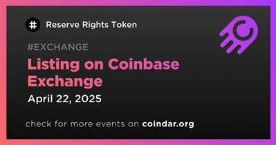 Reserve Rights Token to Be Listed on Coinbase Exchange