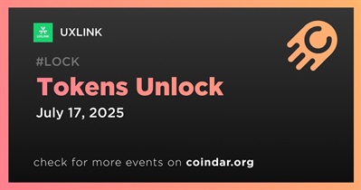 9.17% of UXLINK Tokens Will Be Unlocked on July 17th