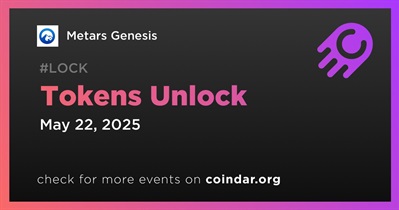 Metars Genesis to Hold Token Unlock Event on May 22nd
