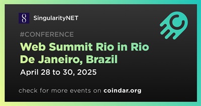 SingularityNET to Participate in Web Summit Rio in Rio De Janeiro on April 28th