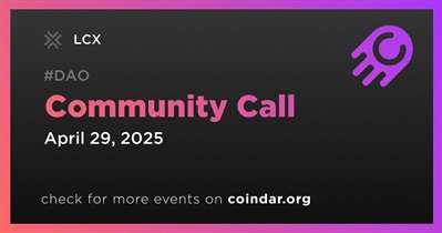 LCX to Host Community Call on April 29th