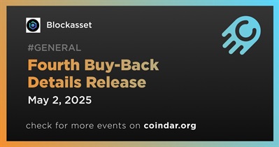 Blockasset to Release Fourth Buy-Back Details on May 2nd