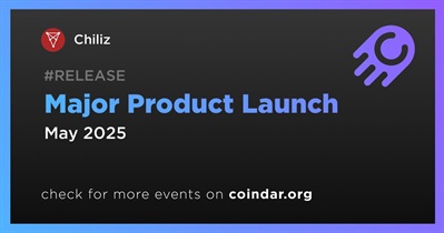 Chiliz to Launch Major Product in May