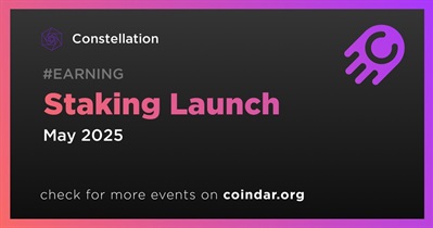 Constellation to Launch Staking in May