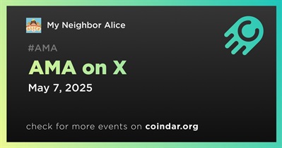 My Neighbor Alice to Hold AMA on X on May 7th
