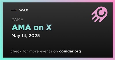 WAX to Hold AMA on X on May 14th