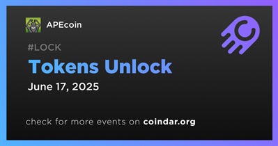 1.95% of APE Tokens Will Be Unlocked on June 17th
