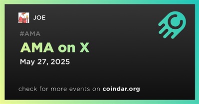 JOE to Hold AMA on X on May 27th