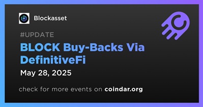 Blockasset to Execute BLOCK Buy-Backs Via DefinitiveFi