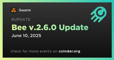 Swarm to Release Bee v.2.6.0 Update on June 10th