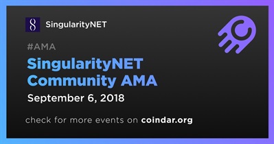 SingularityNET Community AMA