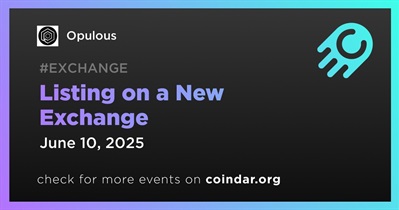 Opulous to Be Listed on New Exchange on June 10th