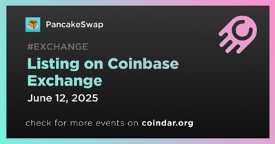 PancakeSwap to Be Listed on Coinbase Exchange