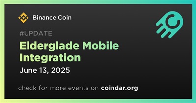 Binance Coin to Be Integrated With Elderglade Mobile
