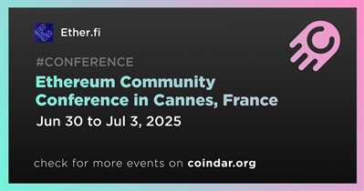Ether.fi to Participate in Ethereum Community Conference in Cannes on June 30th