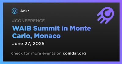 Ankr to Participate in WAIB Summit in Monte Carlo on June 27th