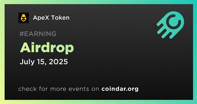 ApeX Token to Hold Airdrop on July 15th