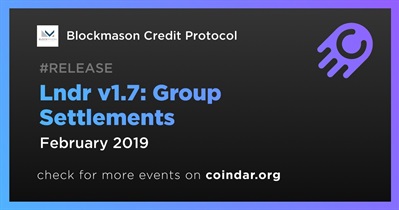 Lndr v1.7: Group Settlements
