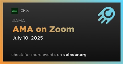 Chia to Hold AMA on Zoom on July 10th