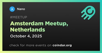 Nano to Host Meetup in Amsterdam on October 4th