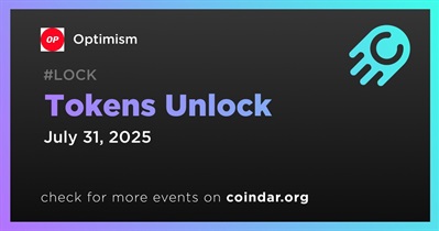 1.79% of OP Tokens Will Be Unlocked on July 31st