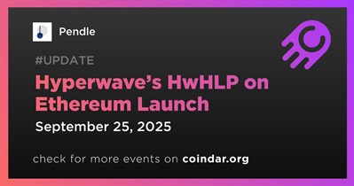 Pendle to Launch Hyperwave’s HwHLP on Ethereum on September 25